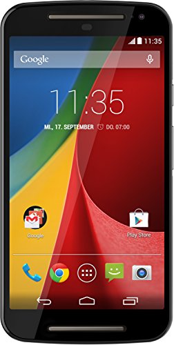 Motorola Moto G 2. Generation Dual-Sim Smartphone (5 Zoll (12,7 cm) Touch-Display, 8 GB Speicher, Android 5.02) schwarz