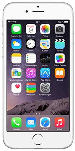 Apple iPhone 6 Smartphone (4,7 Zoll (11,9 cm) Touch-Display, 16 GB Speicher, iOS 8) silber