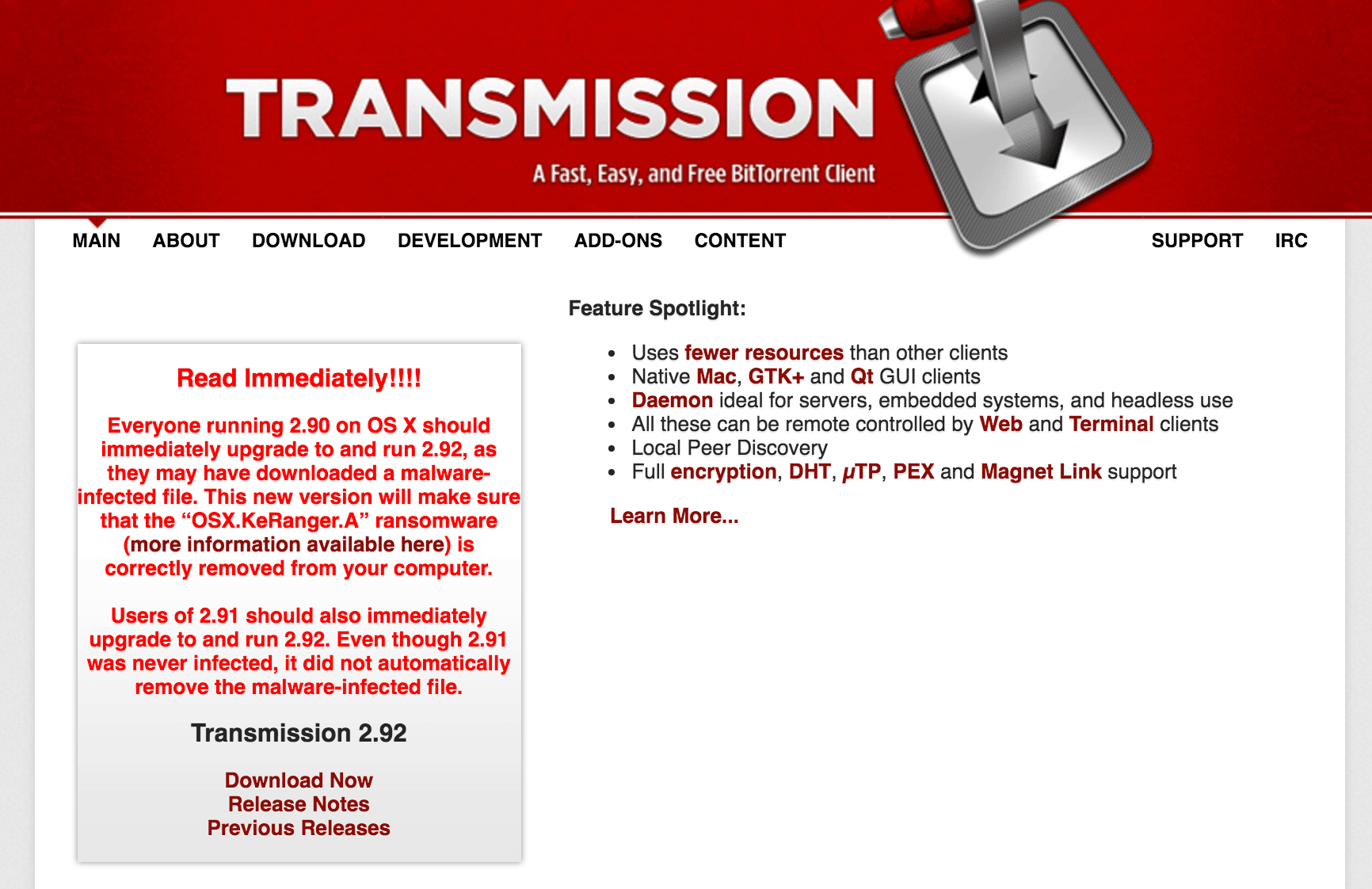 transmission-malware
